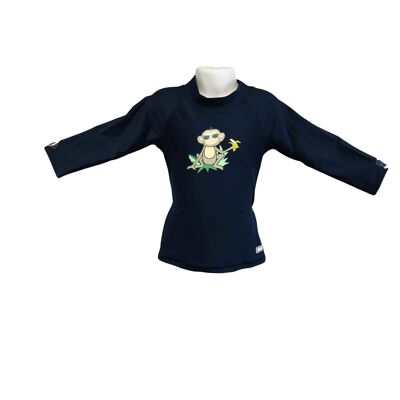 Long Sleeve Rash Shirts - 0 - Navy Jungle