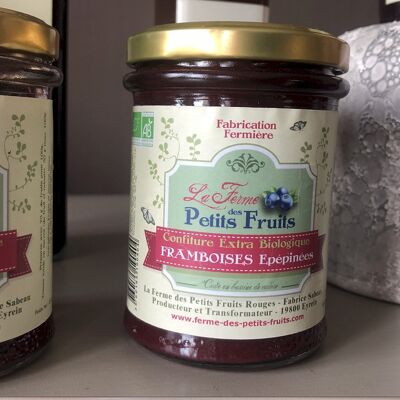Organic Seeded Raspberries Jam