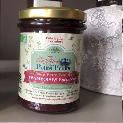Organic Seeded Raspberries Jam