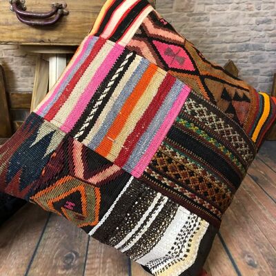 Set di 6: Fodera per cuscino in lana Kilim Galia | 60 x 60 cm