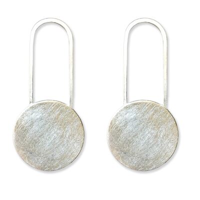 MOON earrings in silver 925/1000 P