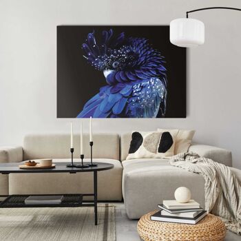 Acryl Art Perroquet Bleu 140x100 cm 2