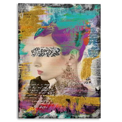 Acryl Art Mujer misteriosa 100x140 cm