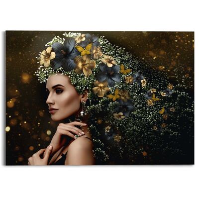 Acryl Art Femme élégante 70x50 cm