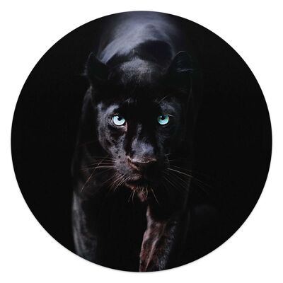 Peinture Acrylique Panthère Noire 50x50 cm