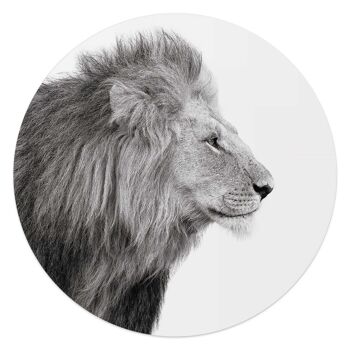 Acryl Art Tête de Lion 50x50 cm 1