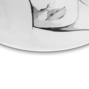 Acryl Art Visage Féminin 50x50 cm 4