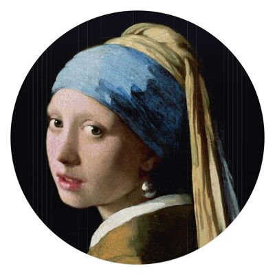Acryl Art Girl with the pearl earring 70x70 cm