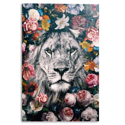 Acryl Art Jungle lion 80x120 cm