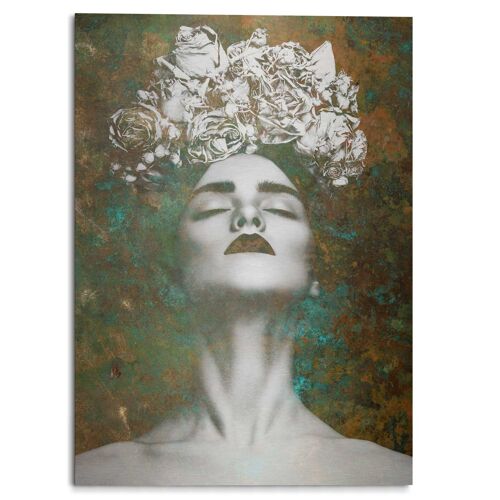 Alu Art Floral Female 100x140 cm