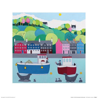 Ailsa Black (The One That Got Away From Tobermory Bay) , 40 x 40cm , PPR45927