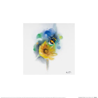 Alison McIlkenny (Bumblebee & Flower) , 30 x 30cm , PPR48475