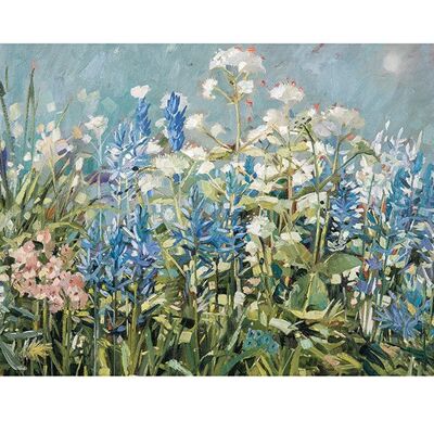Anne-Marie Butlin (Blue Summer Border) , 60 x 80cm , PPR51295