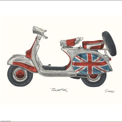 Barry Goodman (Vespa) , 40 x 50cm , 45253