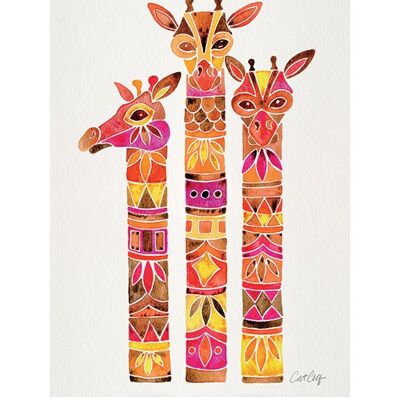 Cat Coquillette (Giraffes) , 60 x 80cm , PPR40872