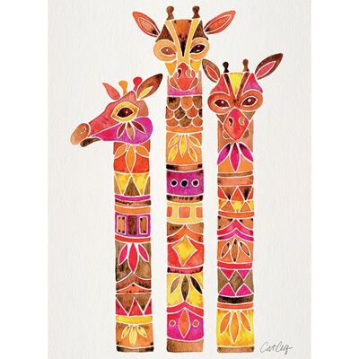 Cat Coquillette (Giraffes) , 30 x 40cm , PPR44438