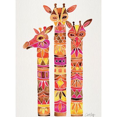 Cat Coquillette (Giraffes) , 30 x 40cm , PPR44438