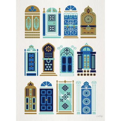 Cat Coquillette (Moroccan Doors) , 30 x 40cm , PPR44623