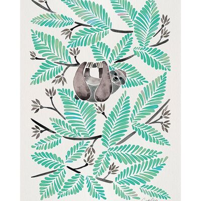 Cat Coquillette (Happy Sloth) , 60 x 80cm , PPR51146