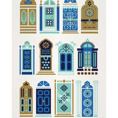 Cat Coquillette (Moroccan Doors) , 60 x 80cm , PPR51147