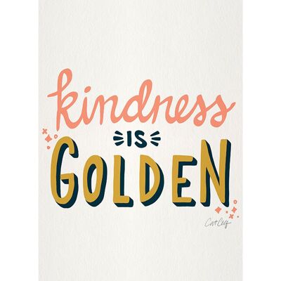 Cat Coquillette (Kindness is Golden) , 30 x 40cm , PPR44983