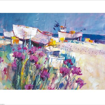 Chris Forsey (Boats and Beach Blooms) , 40 x 50cm , PPR43278