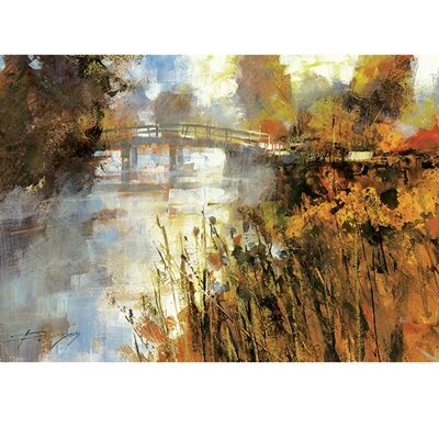 Chris Forsey (Bridge at Autumn Morning) , 60 x 80cm , PPR51070