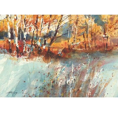 Chris Forsey (Frost & Autumn Birches) , 60 x 80cm , PPR51071