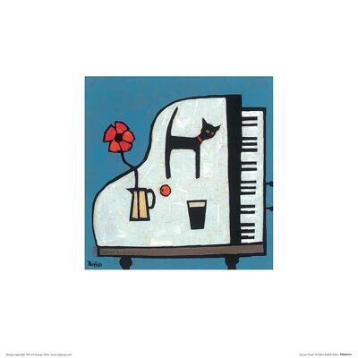 Colin Ruffell (Cat on Piano) , 30 x 30cm , PPR48191