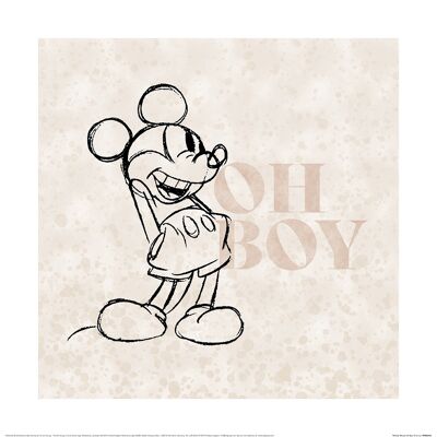 Mickey Mouse (Oh Boy) , 40 x 40cm , PPR46018