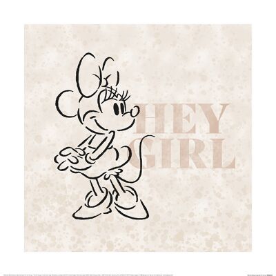 Minnie Mouse (Hey Girl) , 40 x 40cm , PPR46019
