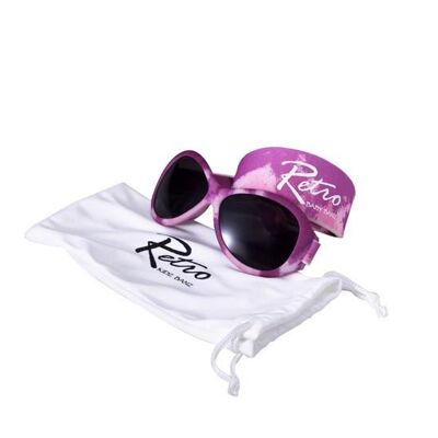 Retro Banz® Wrap Around Sunglasses - Baby 0 - 2 Years - Pink Diva