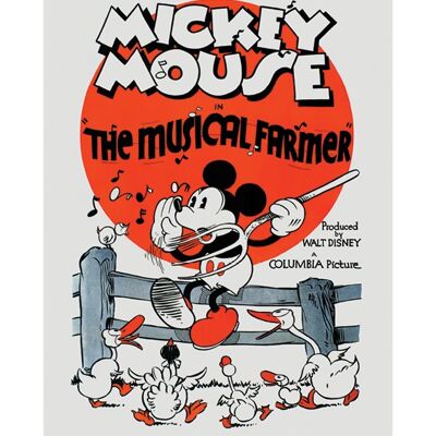 Mickey Mouse (The Musical Farmer) , 40 x 50cm , PPR43243