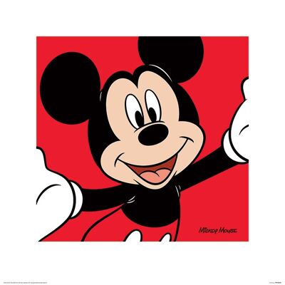 Mickey Mouse (Red) , 40 x 40cm , PPR45351