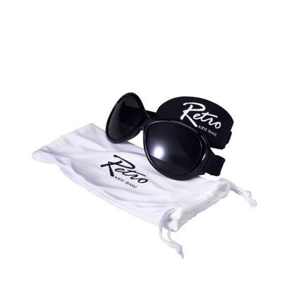 Retro Banz® Wrap Around Sunglasses - Kidz 2 - 5 Years - Black