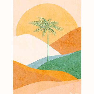 Dominique Vari (Palm Tree Landscape) , 30 x 40cm , PPR54222