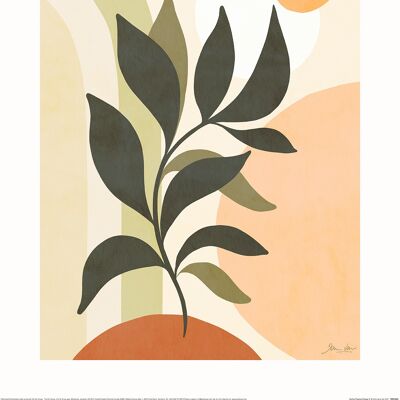 Dominique Vari (Earthy Tropical Foliage II) , 40 x 50cm , PPR53095