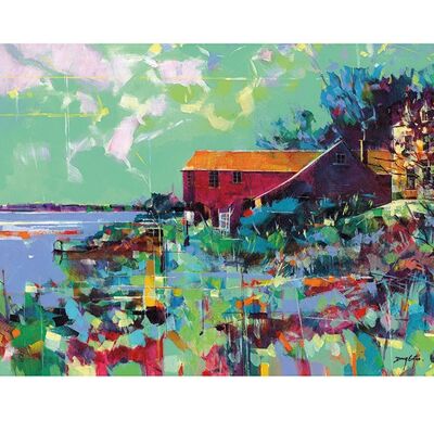 Doug Eaton (The Severn at Newnham) , 60 x 80cm , PPR51248