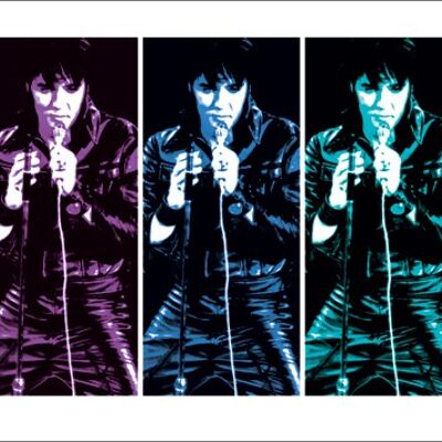 Elvis Presley (68 Comeback Special Pop Art) , 50 x 100cm , PPR41020