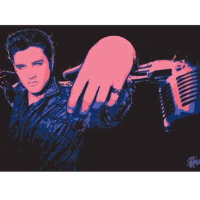 Elvis Presley (Microphone) , 40 x 50cm , PPR43030