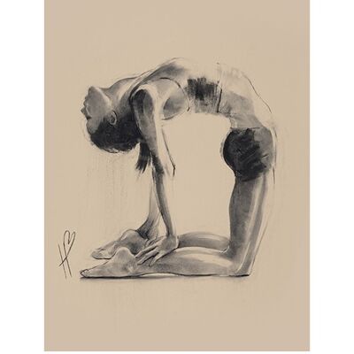 Hazel Bowman (Camel Pose) , 60 x 80cm , PPR40675