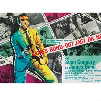 James Bond (Dr. No - Montage) , 60 x 80cm , PPR40681