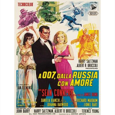 James Bond (From Russia With Love - Sketches) , 60 x 80cm , PPR40682
