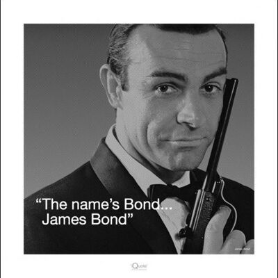James Bond (i.Quote) , 40 x 40cm , PPR45223