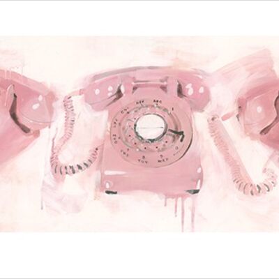 James Paterson (Pink Telephones) , 50 x 100cm , PPR41050