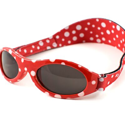 Bubzee Banz® Wrap Around Sunglasses - Red Dot - Kidz 2 - 5 Years
