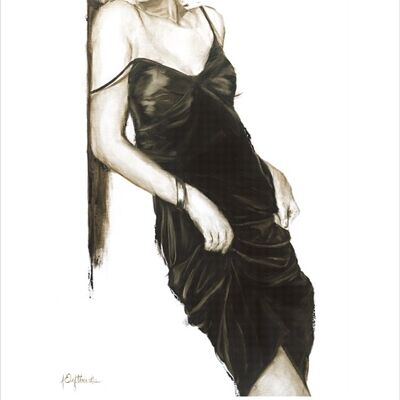 Janel Eleftherakis (Little Black Dress I) , 60 x 80cm , PPR40560