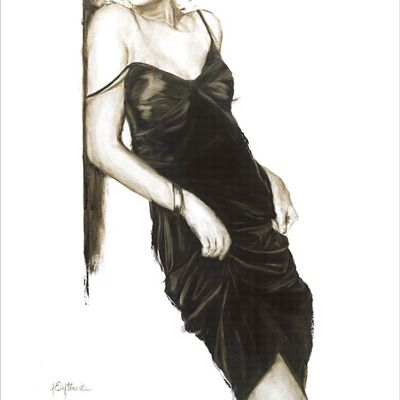 Janel Eleftherakis (Little Black Dress I) , 40 x 50cm , PPR43270