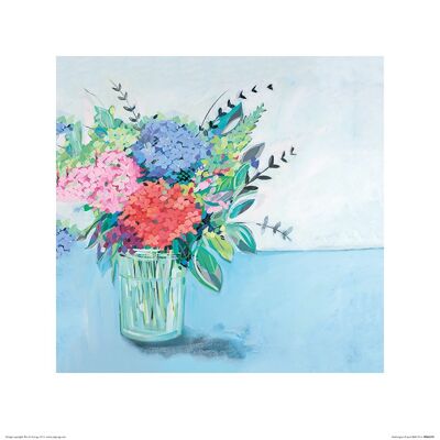 Janet Bell (Hydrangeas) , 40 x 40cm , PPR45591