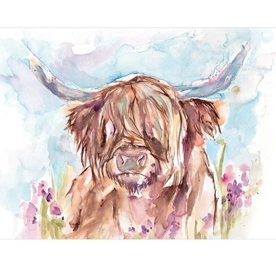Jennifer Rose (Highland Cow) , 60 x 80cm , PPR51341